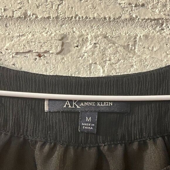 Anne Klein Striped Blouse M - Picture 5 of 11